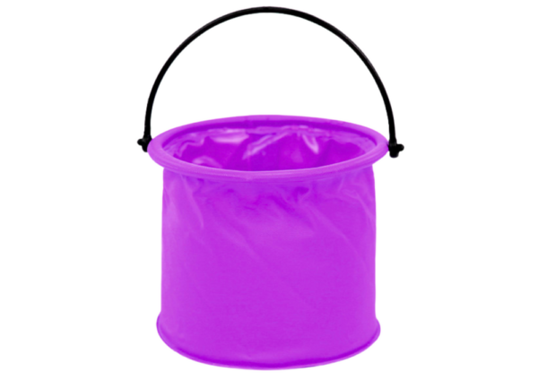 Folding Bucket Multifunctional PVC For Water Purple - Image 2