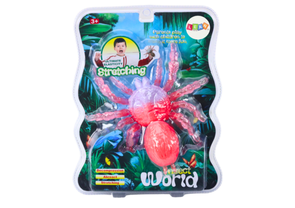 Stretchy Spider Figure Toy Stretchy Pink - Image 3