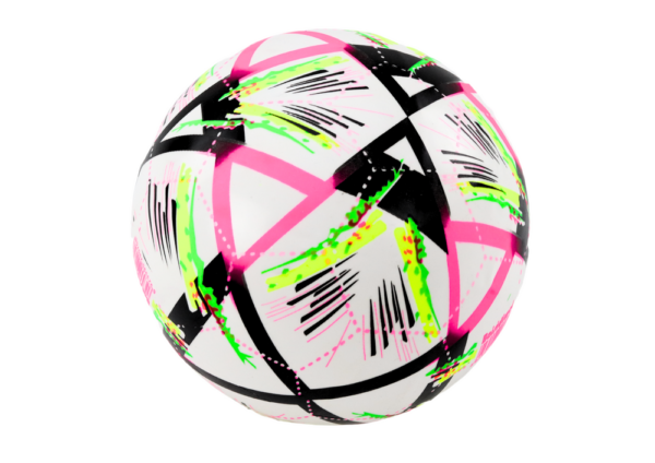 Rubber Ball Bright Patterns White 24 Cm - Image 2