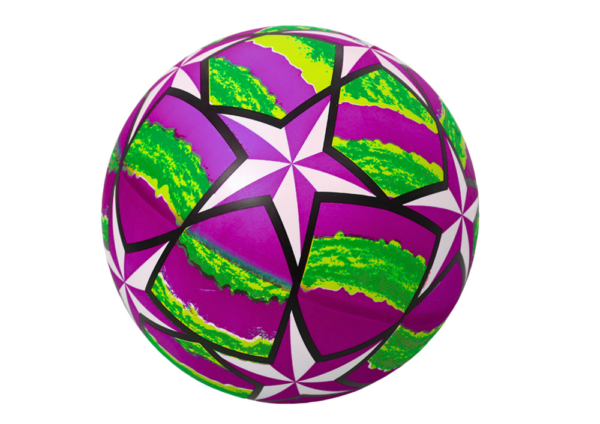 Rubber Ball Bright Stars Purple 24 Cm - Image 2