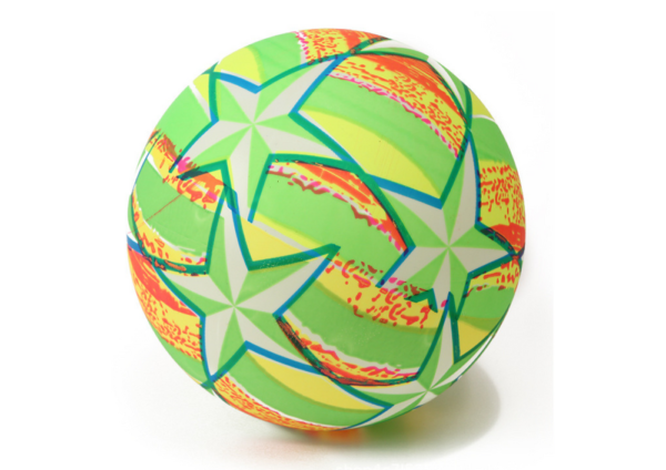 Rubber Ball Bright Stars Green 24 Cm - Image 2