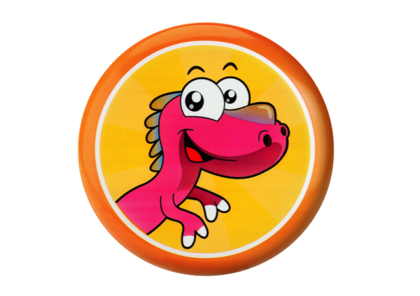 Flying Disc Frisbee with Dinosaur Orange 20 Cm - Image 2