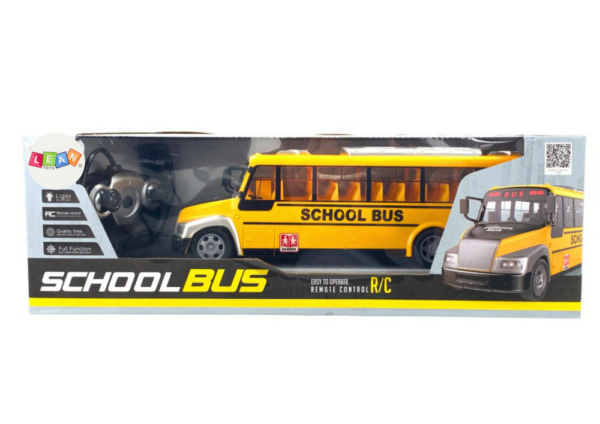 Remote Controlled School Bus RC Lights Yellow - Image 4