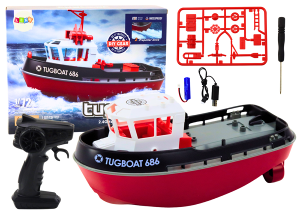 Remote Controlled RC Boat 1:72 Motorboat 35km/h