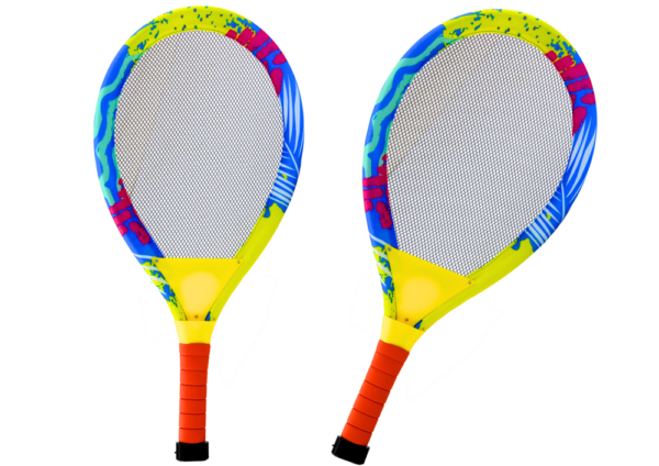 Badminton Set Glowing Rackets Shuttlecocks 2 Pcs - Image 2