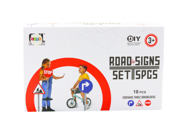 Educational Set Large Road Signs 76cm 3 Pcs - Image 4