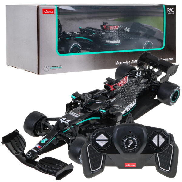 Licencirana formula na daljinsko upravljanje Mercedes-AMG F1 W11 EQ Performance 1:18 RASTAR - crna - Image 8