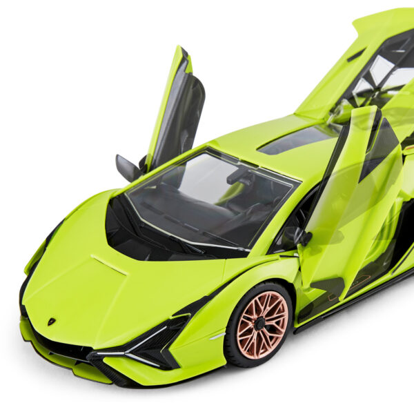 Licencirani auto na daljinsko upravljanje  Lamborghini Sian 1:18 RASTAR - zeleni - Image 3