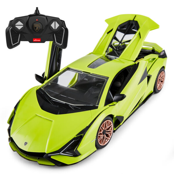 Licencirani auto na daljinsko upravljanje  Lamborghini Sian 1:18 RASTAR - zeleni - Image 4