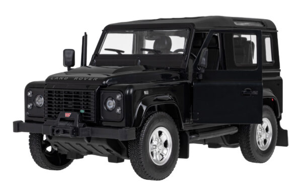 Licencirani auto na daljinsko upravljanje Land Rover Defender 1:14 RASTAR - crni