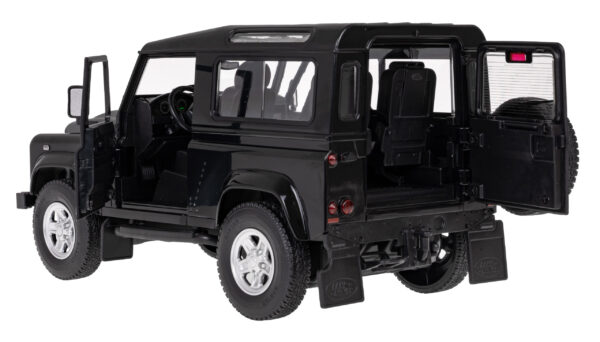 Licencirani auto na daljinsko upravljanje Land Rover Defender 1:14 RASTAR - crni - Image 3