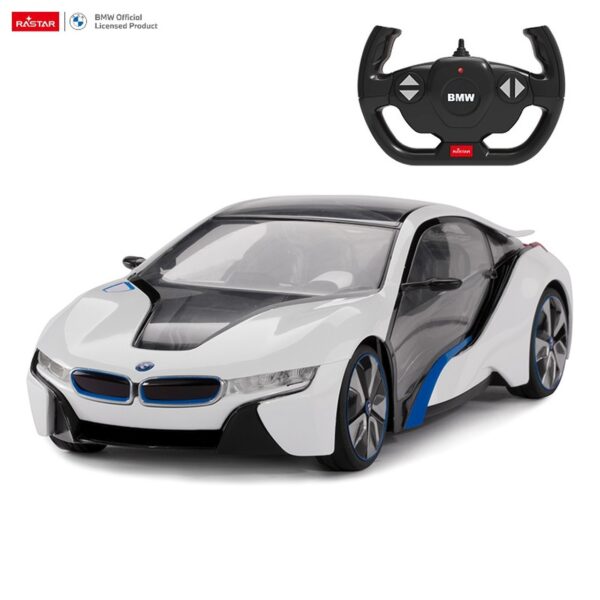 Licencirani auto na daljinsko upravljanje 1:14 BMW I8 RASTAR - bijeli