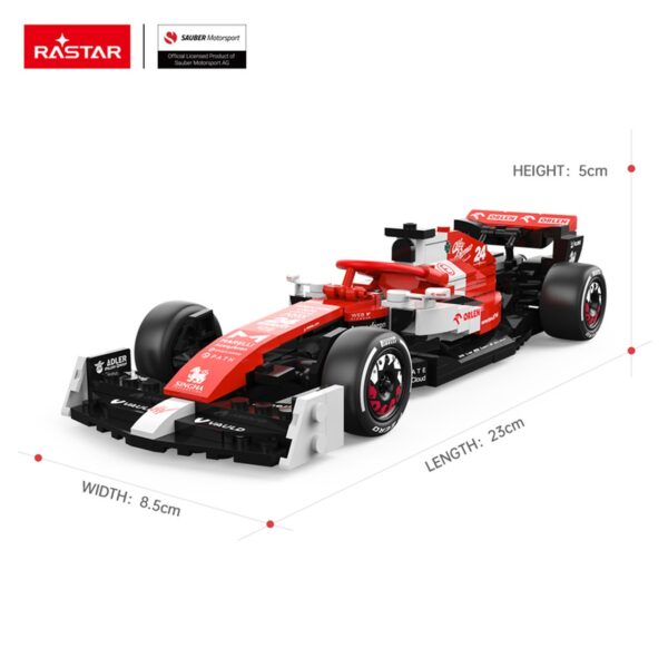 Licencirana formula za sastavljanje 1: 24 Alfa Romeo F1 C42 RASTAR - 340 elemenata - Image 7