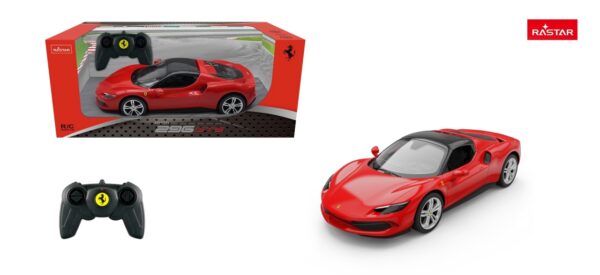 Licencirani auto na daljinsko upravljanje 1:16 Ferrari 296 GTS RASTAR - crveni