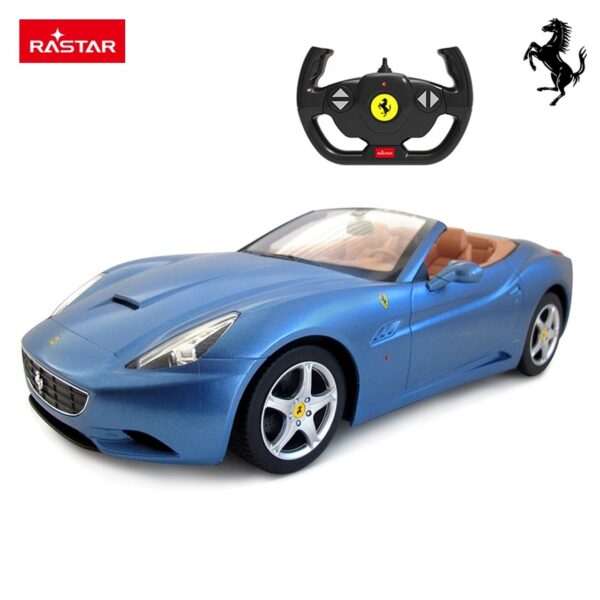 Licencirani auto na daljinsko upravljanje 1:12 Ferrari California RASTAR - plavi