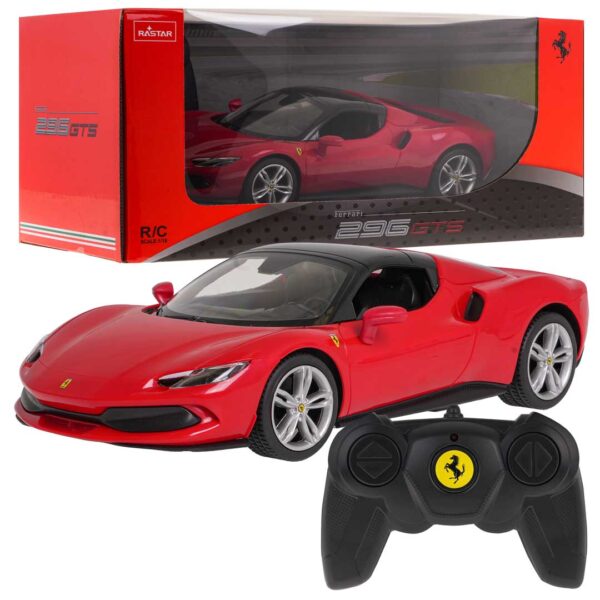 Licencirani auto na daljinsko upravljanje 1:16 Ferrari 296 GTS RASTAR - crveni - Image 8