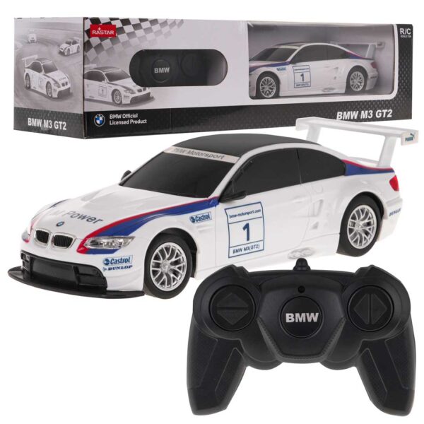 Licencirani auto na daljinsko upravljanje 1:24 BMW M3 RASTAR - bijeli - Image 8