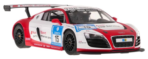 Licencirani auto na daljinsko upravljanje  1:14 AUDI R8 LMS Performance RASTAR - crveno/bijeli - Image 6