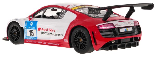 Licencirani auto na daljinsko upravljanje  1:14 AUDI R8 LMS Performance RASTAR - crveno/bijeli - Image 8