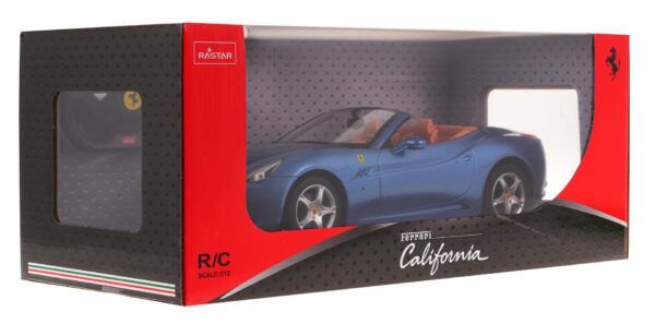 Licencirani auto na daljinsko upravljanje 1:12 Ferrari California RASTAR - plavi - Image 2