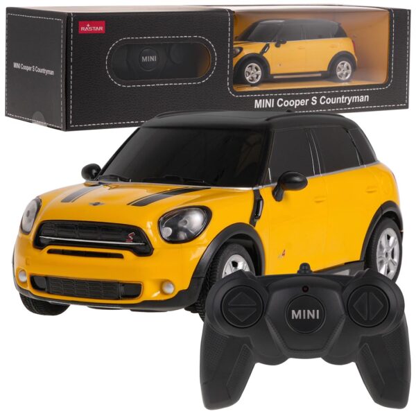 Licencirani auto na daljinsko upravljanje  1:24 Mini Countryman RASTAR - žuti - Image 8