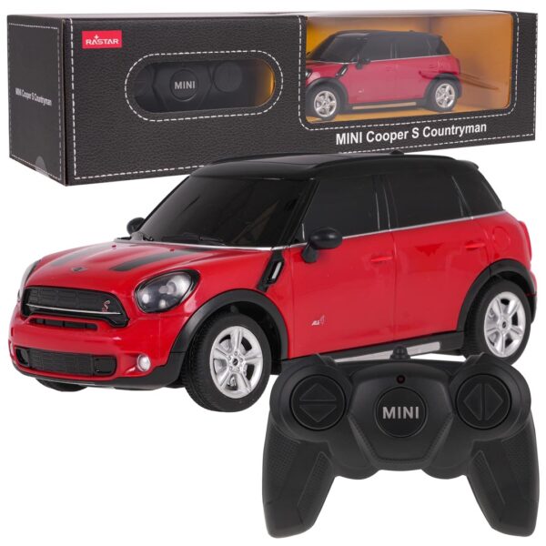 Licencirani auto na daljinsko upravljanje 1:24 Mini Countryman RASTAR - crveni - Image 8