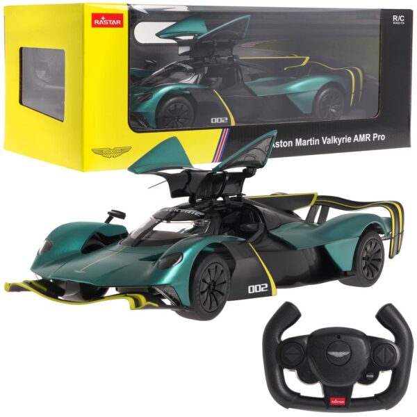 Licencirani auto na daljinsko upravljanje 1:14 Aston Martin Valkyrie AMR Pro RASTAR - tamno zeleni - Image 7