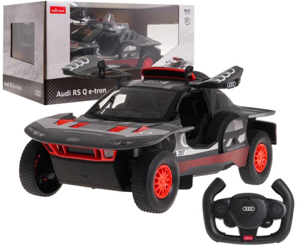 Licencirani auto na daljinsko upravljanje  1:14 AUDI RS Q e-tron RASTAR - crni - Image 10