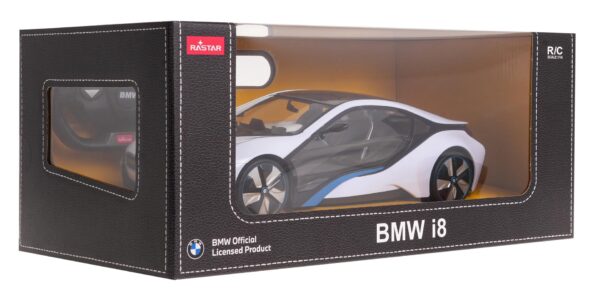 Licencirani auto na daljinsko upravljanje 1:14 BMW I8 RASTAR - bijeli - Image 2