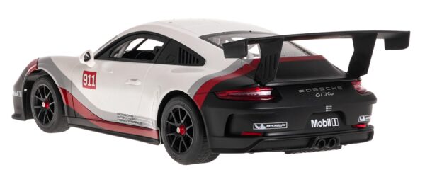 Licencirani auto na daljinsko upravljanje 1:14 Porsche 911 GT3 CUP RASTAR - crno/bijeli - Image 5