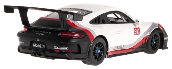 Licencirani auto na daljinsko upravljanje 1:14 Porsche 911 GT3 CUP RASTAR - crno/bijeli - Image 6