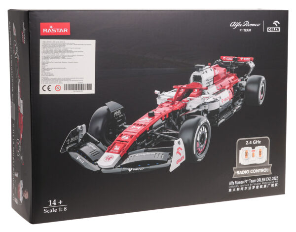 Licencirana formula na daljinsko upravljanje i sastavljanje 1:8 Alfa Romeo F1 C42  R/C RASTAR- 2261 element - Image 7