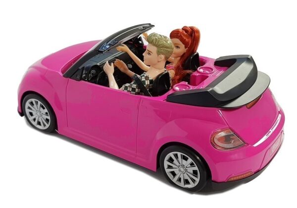 Dolls with a Car Auto Coupe Sound and Lights 43 cm Pink - Image 4