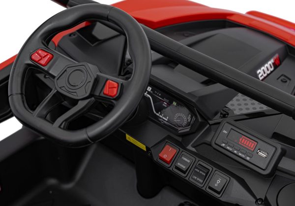 Buggy na akumulator KCK 4x4 - crveni - Slika 9