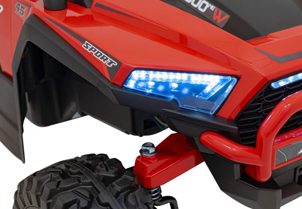 Buggy na akumulator KCK 4x4 - crveni - Slika 11