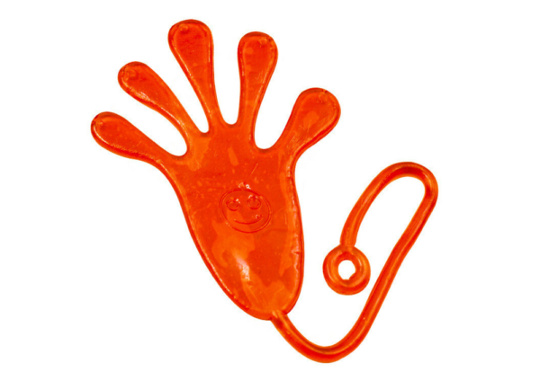 Sticky Hand Elastic Slime Orange - Image 2