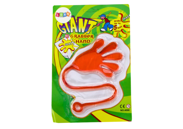 Sticky Hand Elastic Slime Orange - Image 3