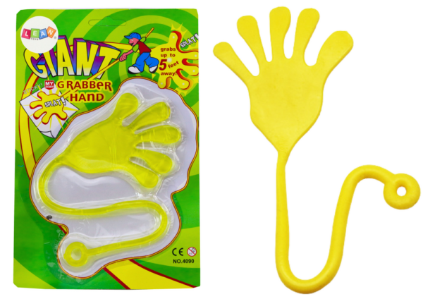 Sticky Hand Elastic Slime Yellow