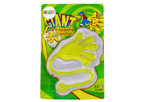 Sticky Hand Elastic Slime Yellow - Image 3