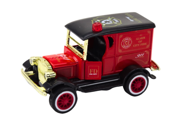 Fire Truck Classic 1:36 Drive Lights Sounds Red - Image 2