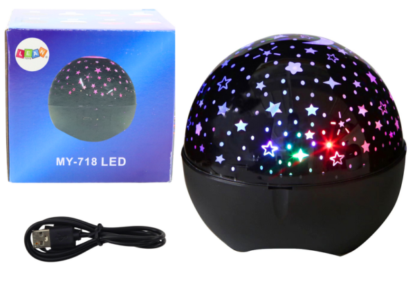 Star Projector Night Light Speaker 2in1 Black