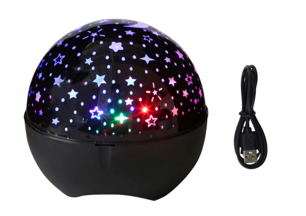 Star Projector Night Light Speaker 2in1 Black - Image 2