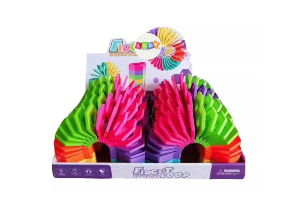 Sensory Toy Anti-Stress Folding Spring Wheels - Image 3