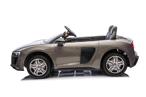 Licencirani auto na akumulator Audi Spyder R8 LIFT STRONG - dvosjed - sivi - Image 2