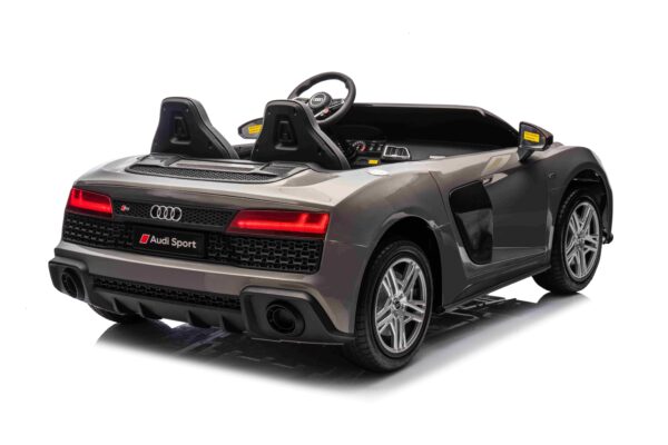 Licencirani auto na akumulator Audi Spyder R8 LIFT STRONG - dvosjed - sivi - Image 5