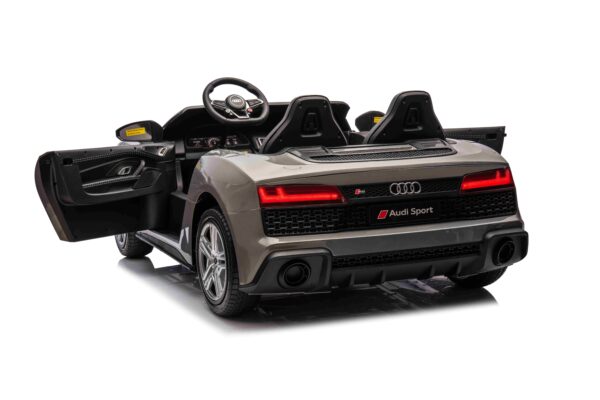 Licencirani auto na akumulator Audi Spyder R8 LIFT STRONG - dvosjed - sivi - Image 10