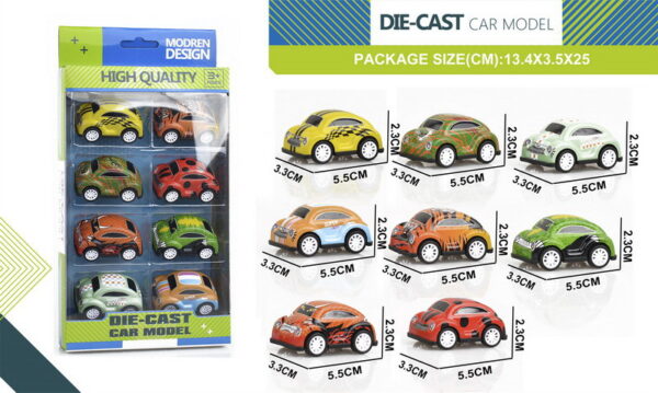 Set of 8 Driven Cars