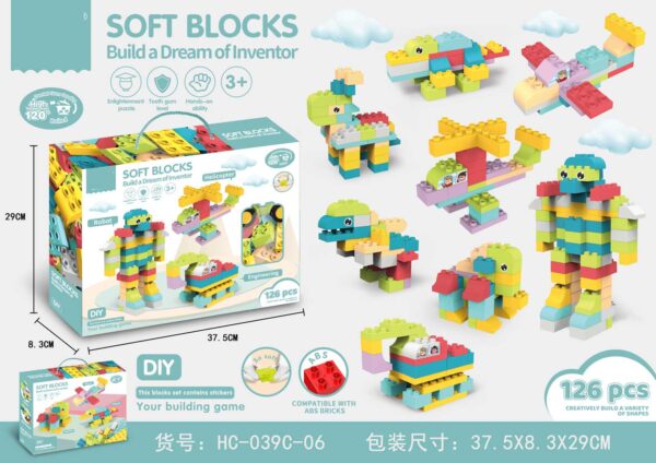 Soft Blocks Set 126 pcs.