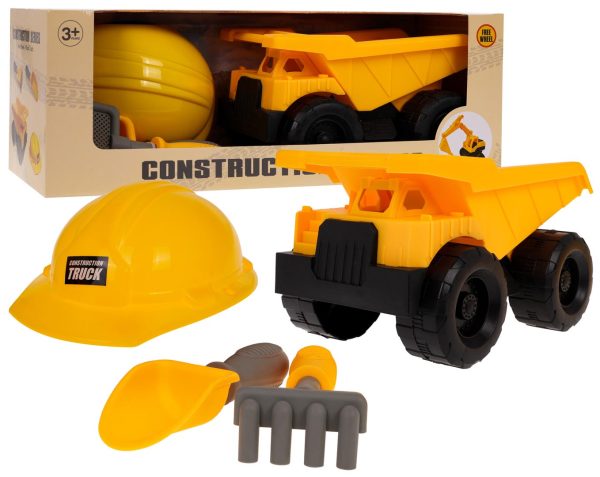 Construction Vehicle with Helmet + Accessories - Image 9