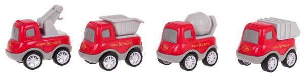 Set of Vehicles: Tow Truck + Fire Trucks - Image 7